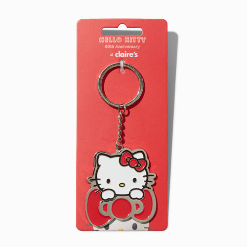 Hello Kitty 50Th Anniversary Claire's Exclusive Keyring