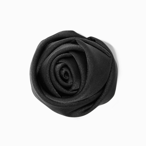 Claire's Black Rosette Flower...