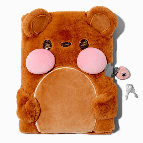 Claire's Brown Bear Lock Diary