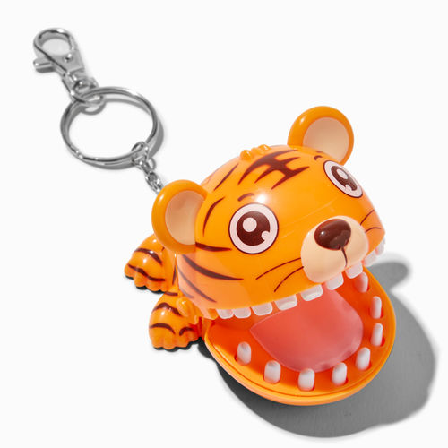 Claire's Tiger Chomp Keyring