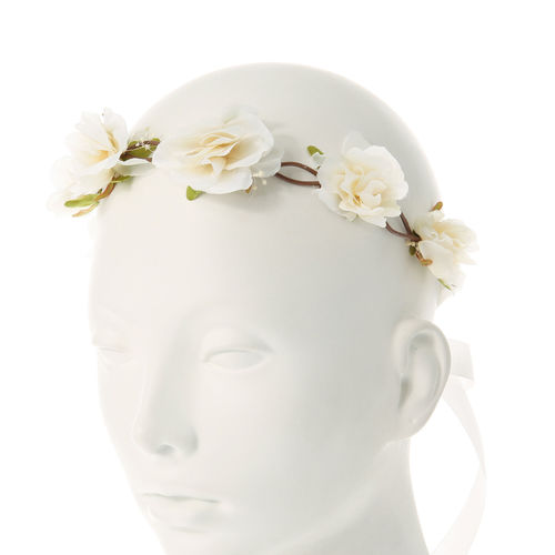 Claire's Pretty Cream Floral...