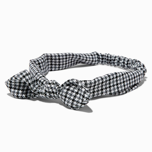 Claire's Black Houndstooth...