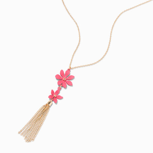 Claire's Pink Daisy Gold-Tone...