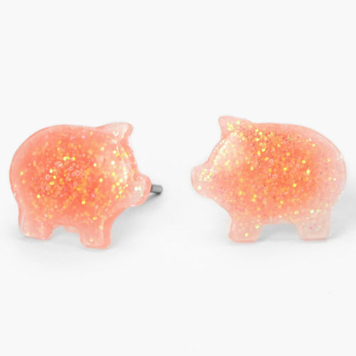 Claire's Pink Sparkle Pig...