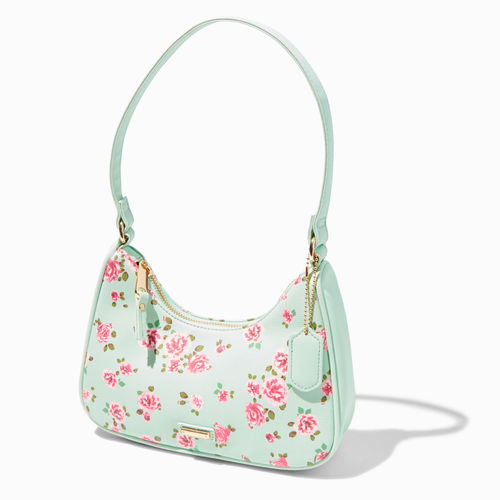 Claire's Pink Floral Shoulder...