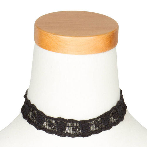 Claire's Black Lace Choker