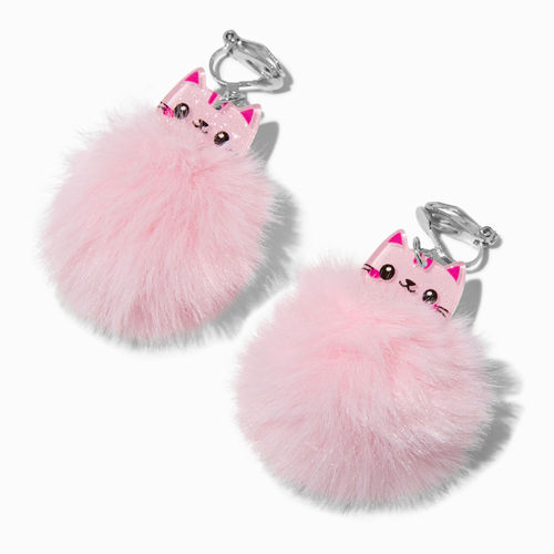 Claire's Pink Cat Pom Pom...