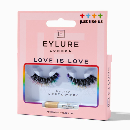 Claire's Eylure Love Is Love Faux Mink Eyelashes - No. 117 Light & Wispy