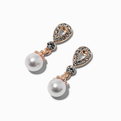 Claire's Rose Gold-Tone Pearl...