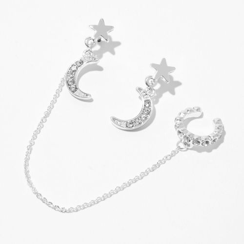 Claire's Silver-Tone Moon &...