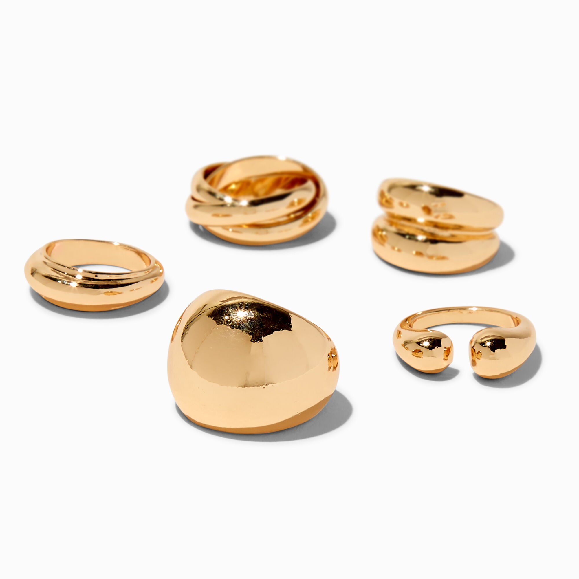 Claire s Ring Snuggies Clear 5 Pack Compare Trinity Leeds