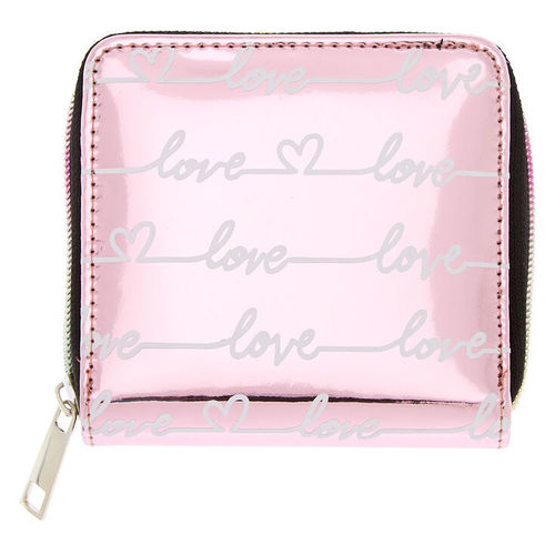 Pink Pastel Marble Trifold Wallet