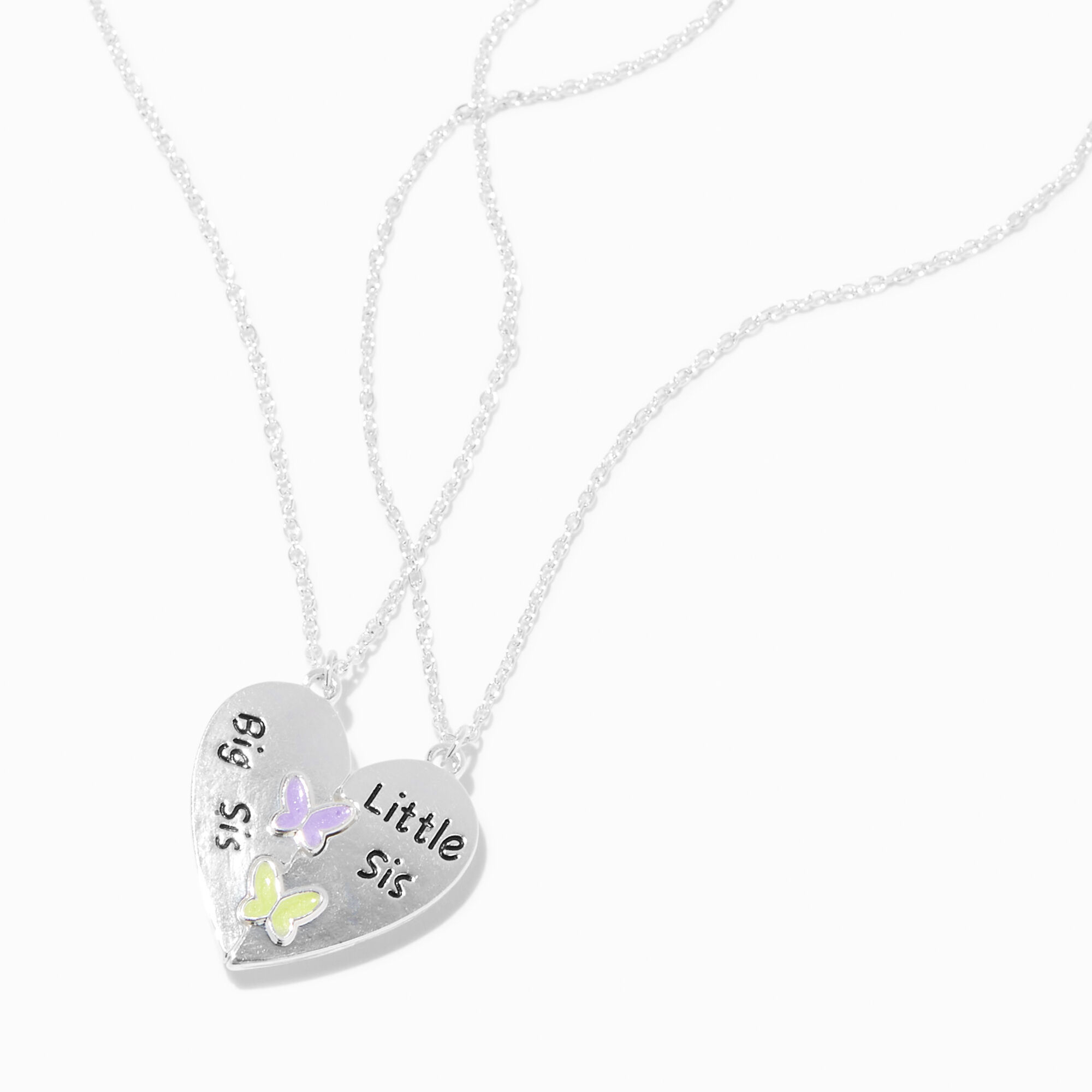 Amazon.com: Alphm S925 Sterling Siver Big Sis Little Sis Necklaces for 2  Sisters Gifts from Sister Matching Heart Pendant Necklaces for Women Teens  : Clothing, Shoes & Jewelry