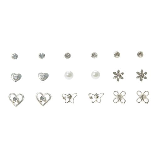 Claire's 9 Pack Silver-Tone...