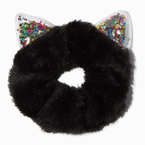 Claire's Black Furry Confetti...