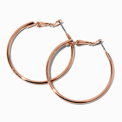 Claire's Rose Gold-Tone 40MM...