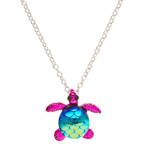 Claire's Metallic Pink Turtle...