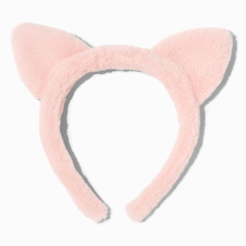 Claire's Furry Pink Cat Ears...