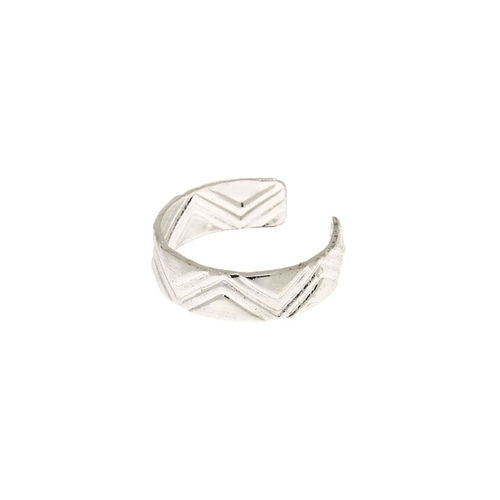 Claire's Silver-Tone Zig Zag...