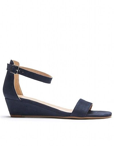 navy sandals