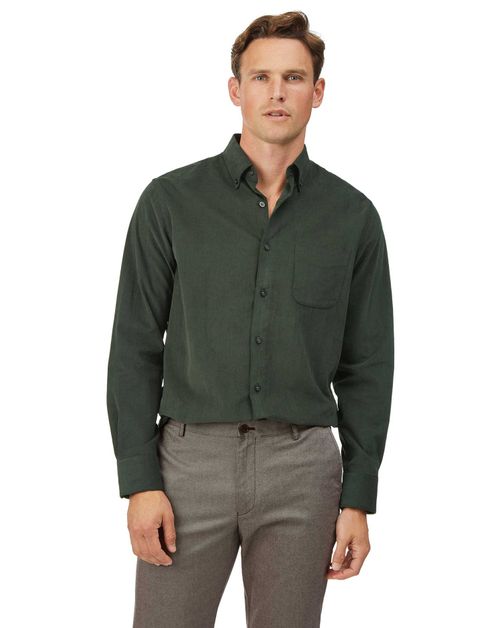 Cotton Slim Fit Button-Down...