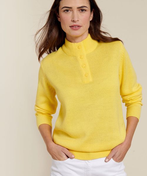 Damart Button-neck Jumper