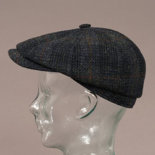 Wool Harris Tweed Hatteras Cap