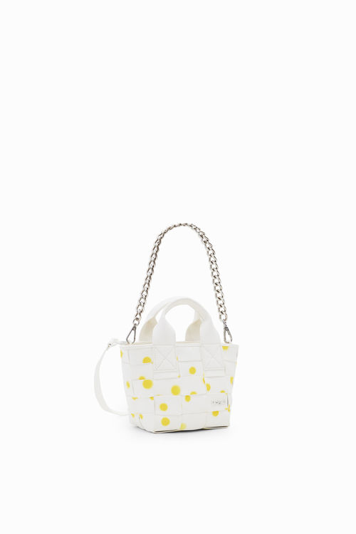 XS droplets crossbody tote bag