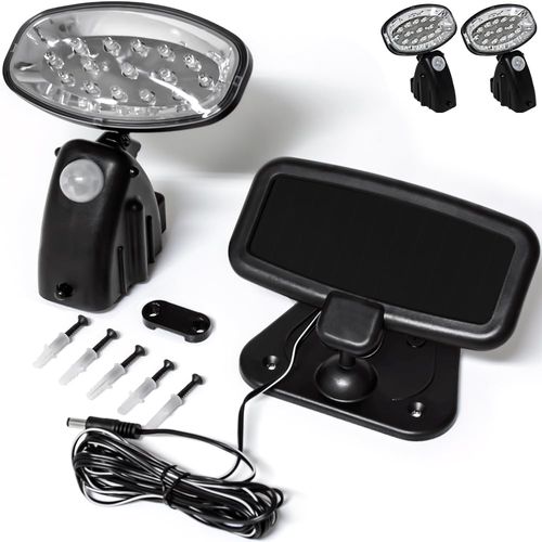 LED Solar-Wandlampe 2er-Set...