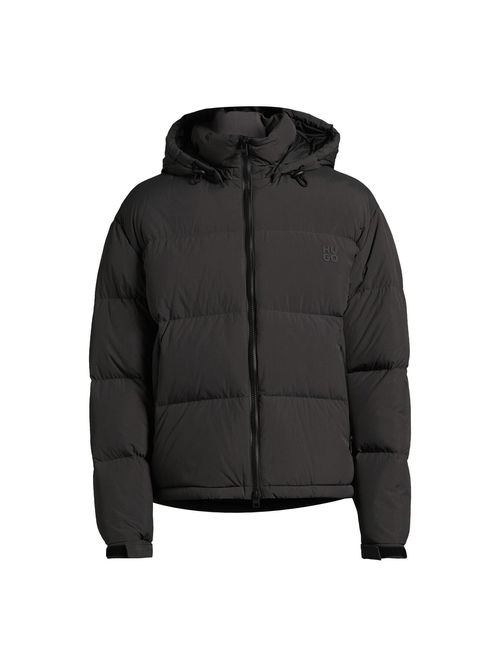 HUGO - Water-repellent down jacket with detachable hood