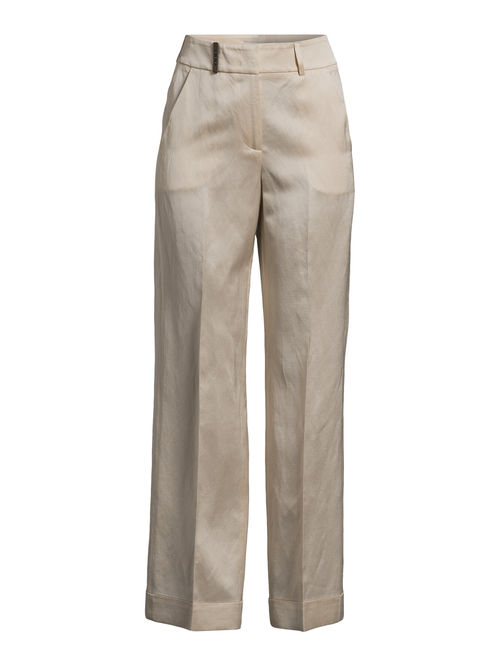 Khaki Linen Barrel Leg Trouser, WHISTLES