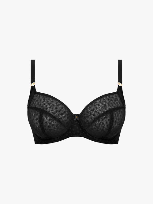 Freya Starlight Underwire Hero Balcony Side Support Bra, Black