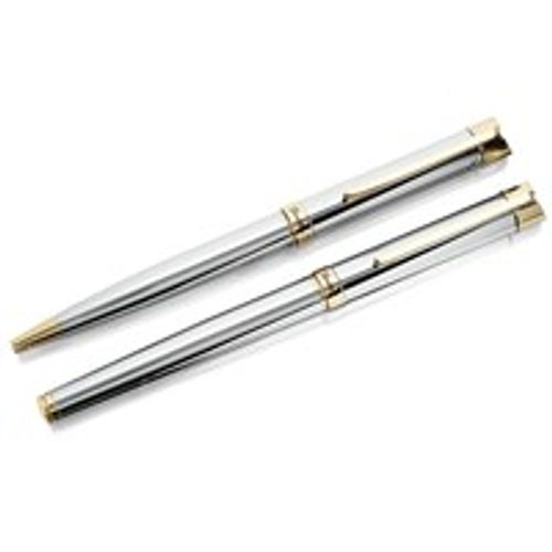 Stratton Two Tone Rollerball And Ballpoint Pen Gift Set - A2208