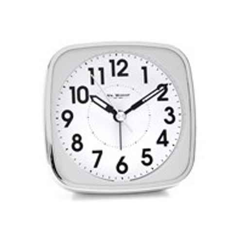Widdop White Alarm Clock -...