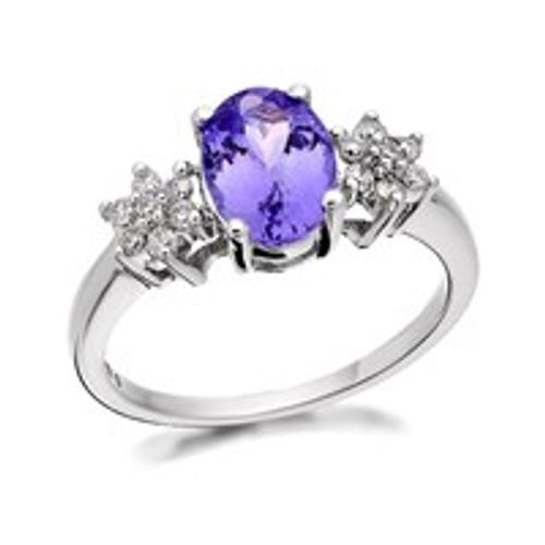 9ct White Gold Tanzanite And...