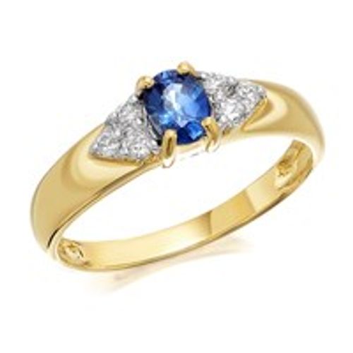 9ct Gold Sapphire And Diamond...