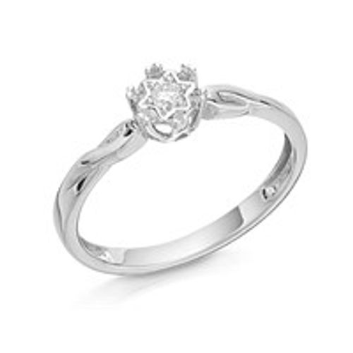 9ct White Gold Single Stone...