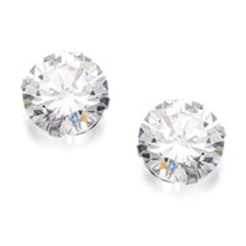 Silver Cubic Zirconia Stud...