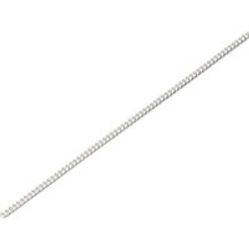 Silver 2mm Wide Curb Chain - 16in - F8617