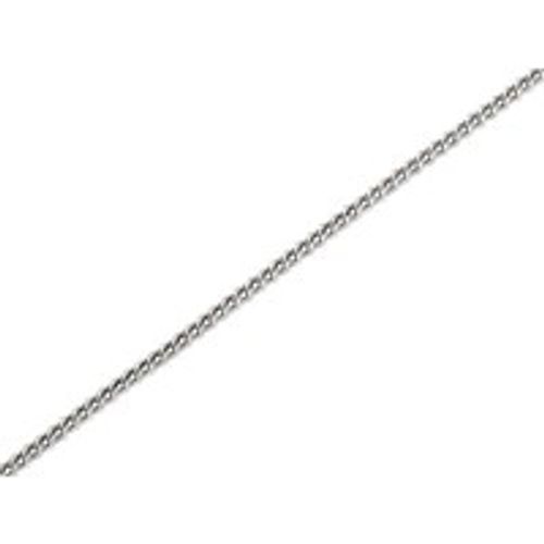 Silver 1mm Wide Curb Chain -...