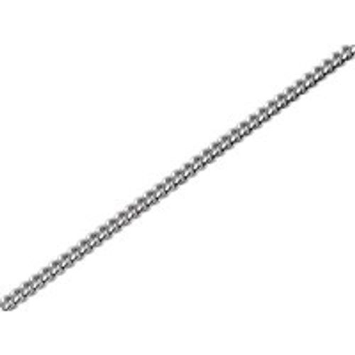 Silver 1mm Wide Curb Chain -...