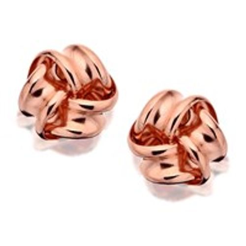 9ct Rose Gold Knot Stud...