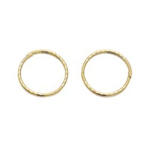 9ct Gold Diamond Cut Hoop...