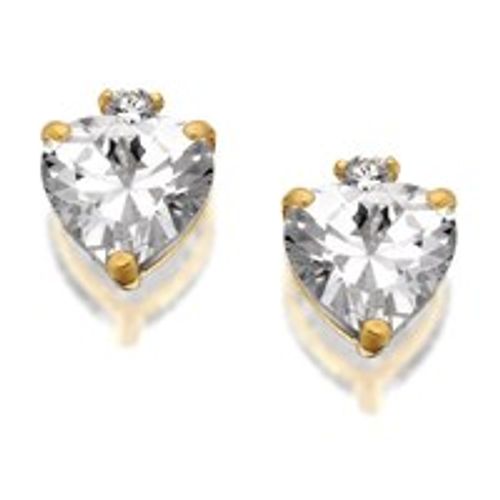 9ct Gold Heart Cubic Zirconia...