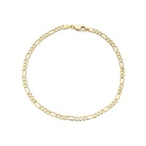 9ct Gold Figaro Anklet - 9in...