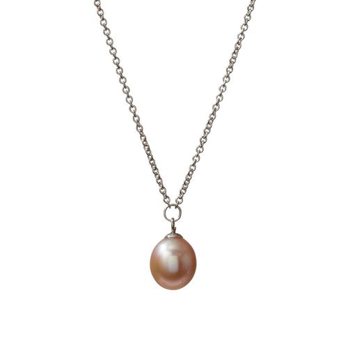 Single Pearl Necklace in...