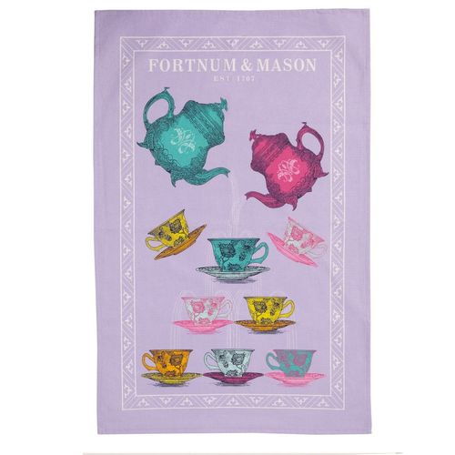 Teapots & Teacups Tea Towel,...