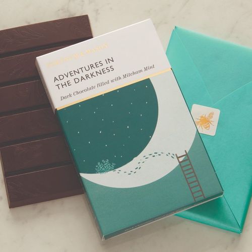 Dark Chocolate Mitcham Mint Filled Bar, 120g, Fortnum & Mason