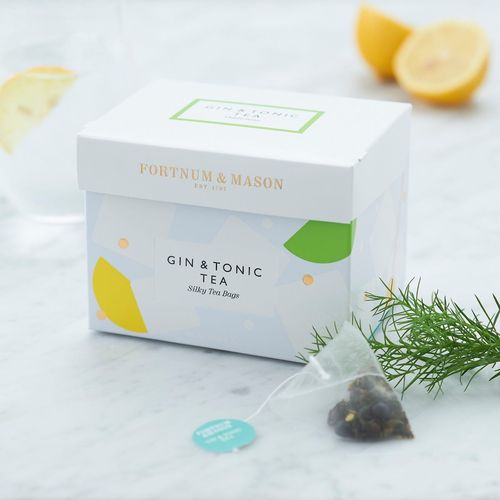 Gin & Tonic Green Tea, 15 Silky Tea Bags, 37.5g, Fortnum Mason