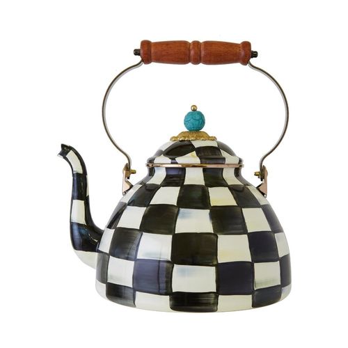 Courtly Check Tea Kettle, Eau...